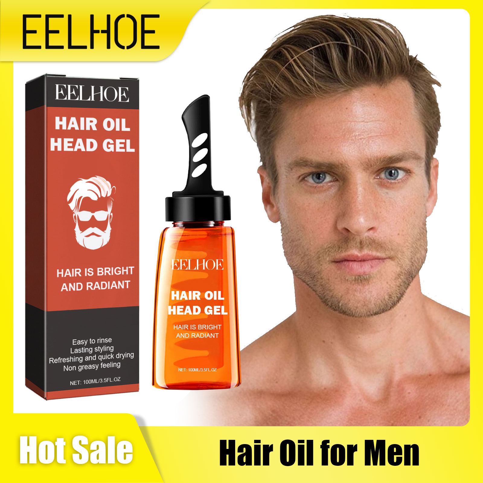 Hair Care Natural Products - EELHOE 2 in 1 Professional Hair