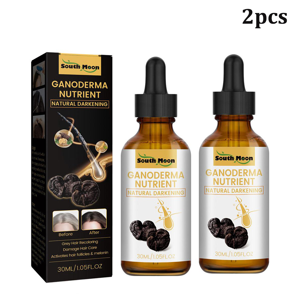 Hair Care Natural Products - 1/2PCS Hair Growth Serum Oil, Black
