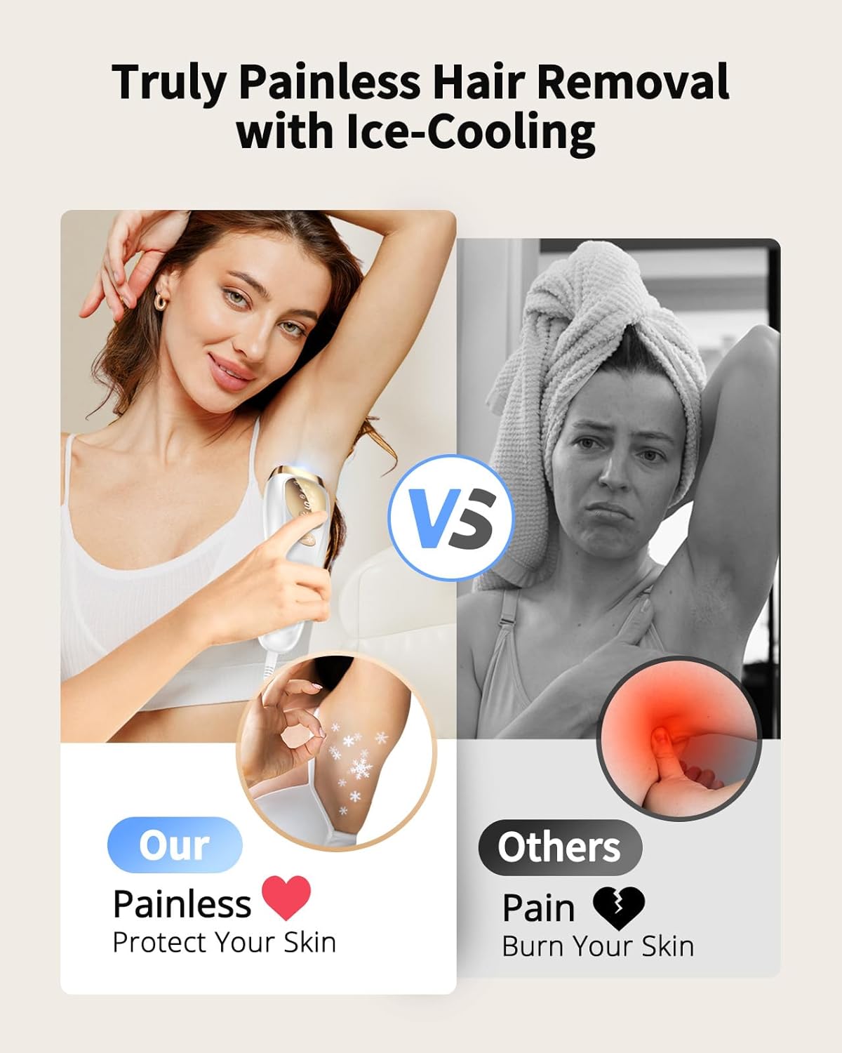Laser Hair Removal with Ice Co - Hair Care Or Haircare review and price
