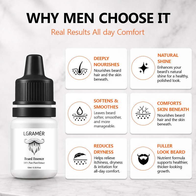 Men's Beard Growth Serum Nouri - Hair Growth Serum Oil review and price