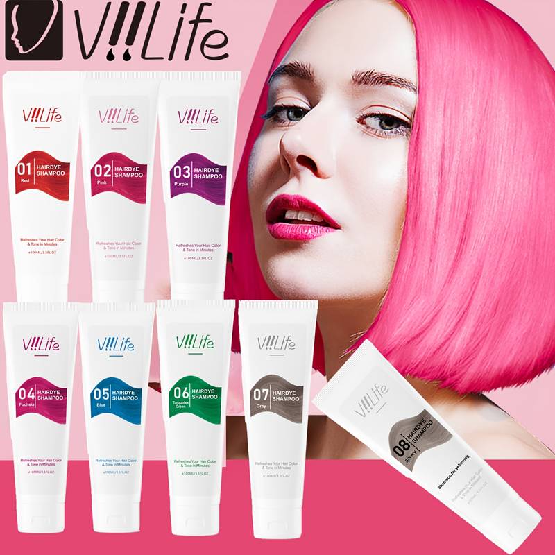 Unisex Hair Dye Permanent Styl - Purple Toning Shampoo review and price