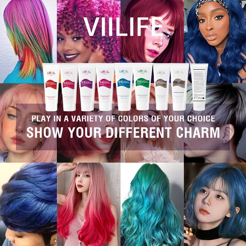 Unisex Hair Dye Permanent Styl - Purple Toning Shampoo review and price