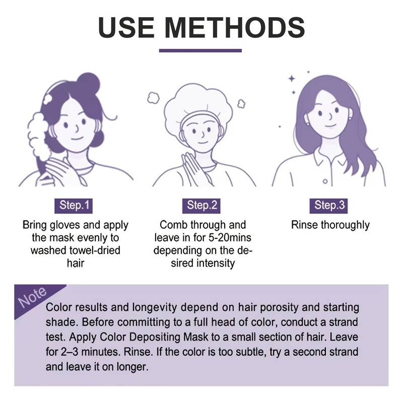 Unisex Hair Dye Permanent Styl - Purple Toning Shampoo review and price