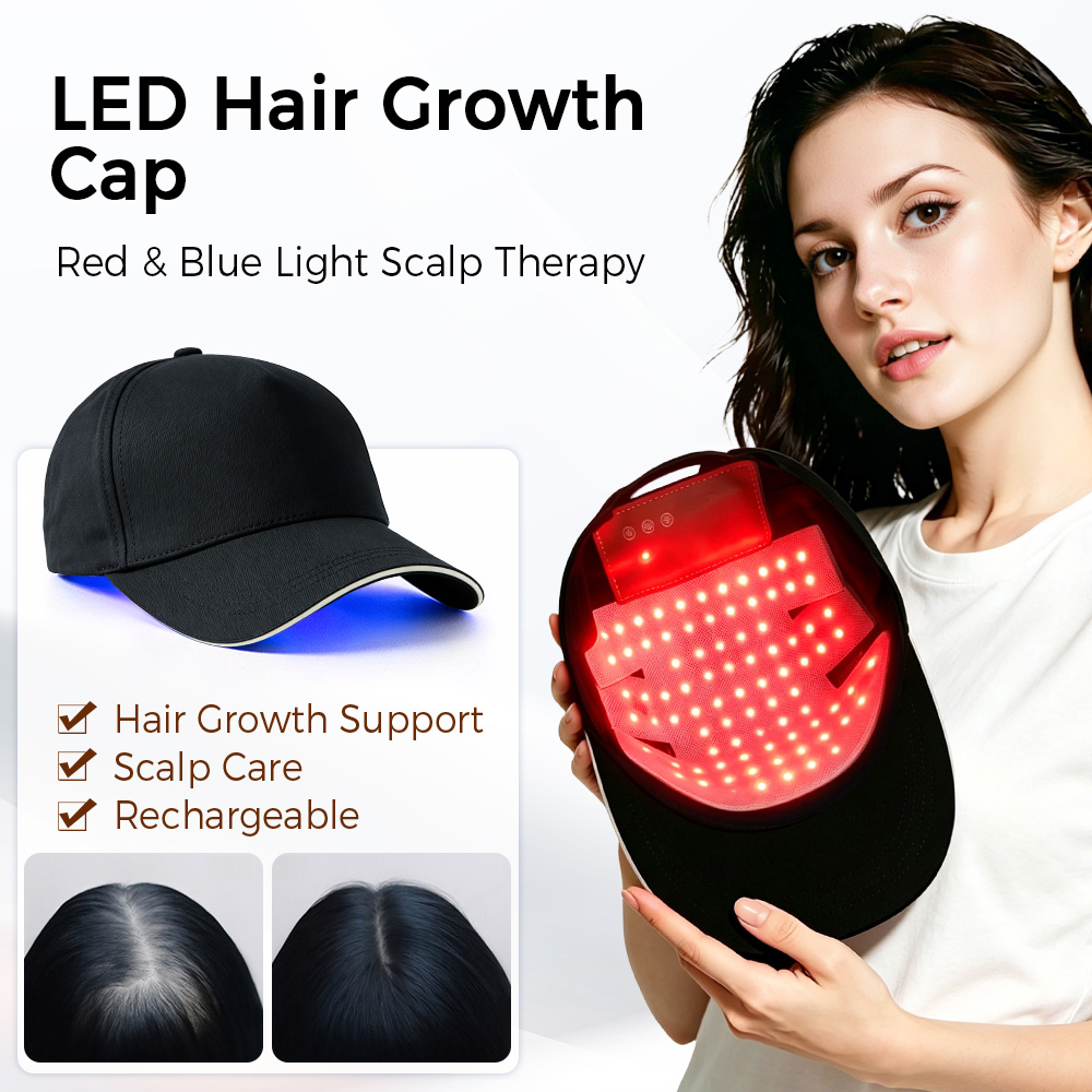 LED Hair Growth Cap Red Blue L - Hair Care Basic review and price