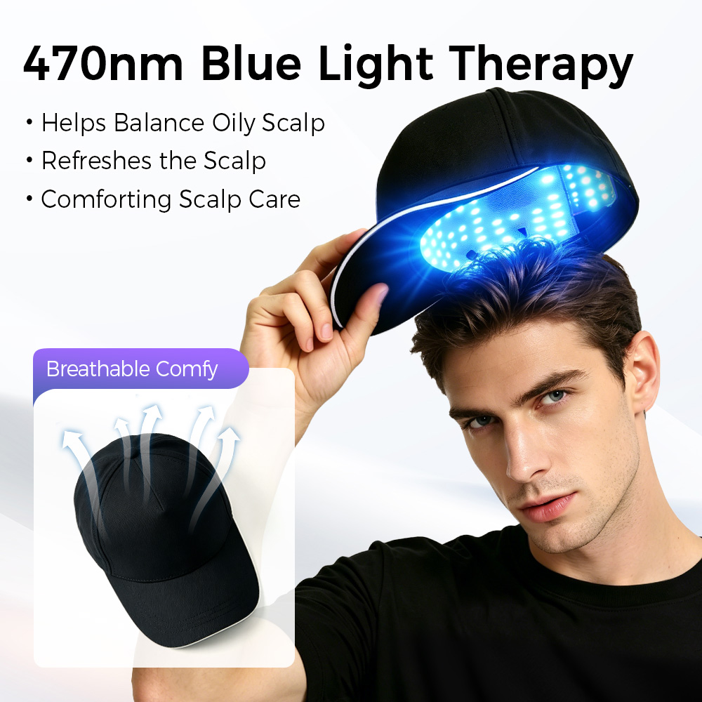 LED Hair Growth Cap Red Blue L - Hair Care Basic review and price